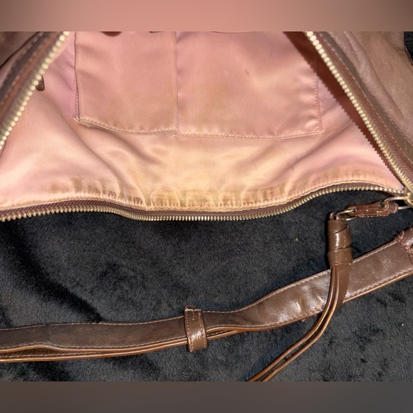 Coach Park Brown Leather Duffle F19726 Convertible Shoulder Crossbody Bag - Picture 13 of 13